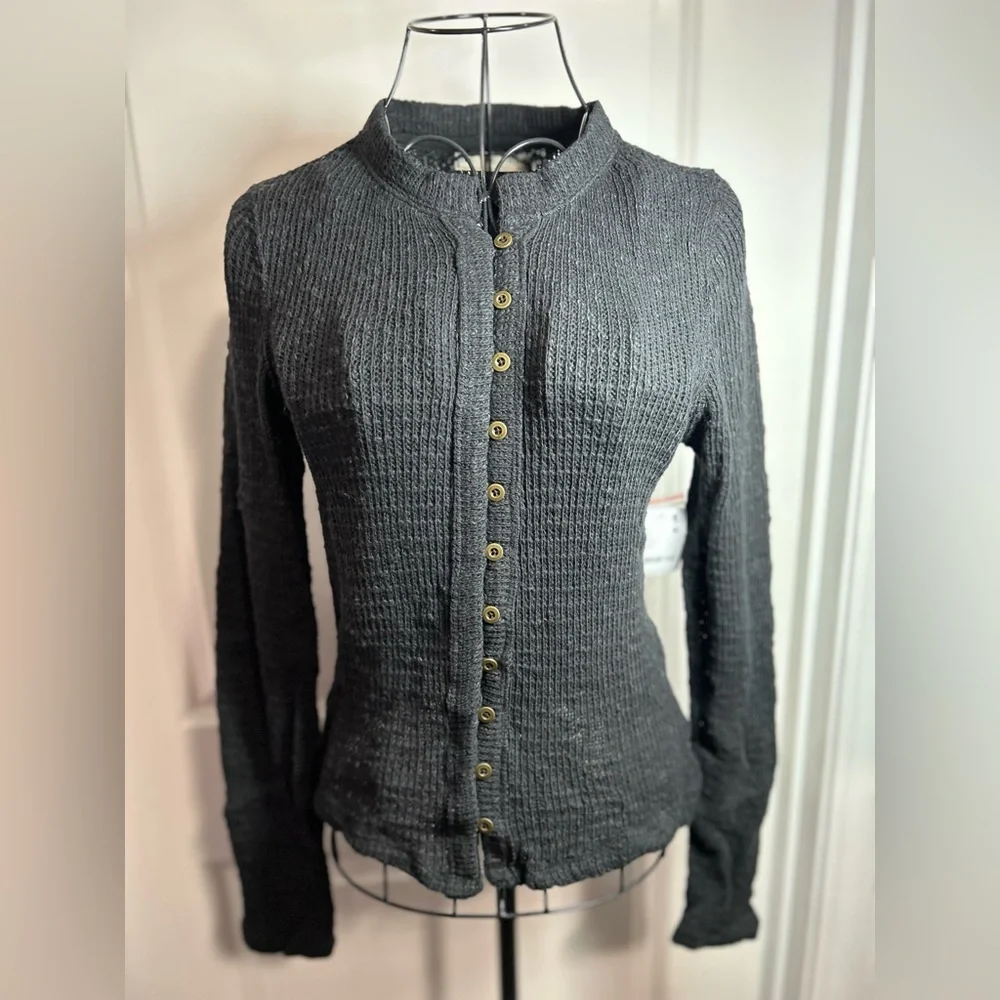 Free People It's‎ On Ribbed Cardigan
